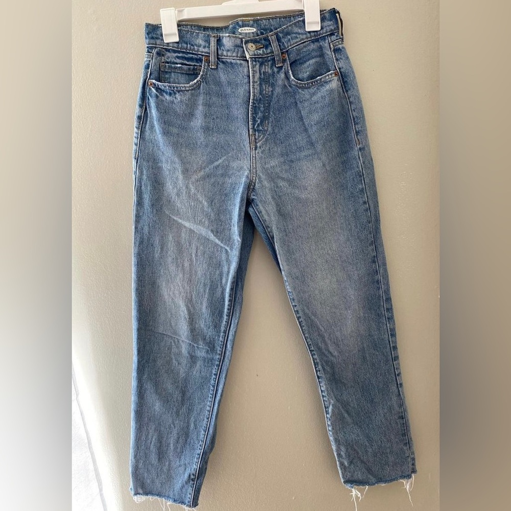 Old Navy high rise blue jeans